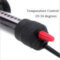 25W/50W/100W/200W/300W Aquarium Submersible Fish Tank Automatic Water Heater Constant Temperature Heating Rod EU Plug. 