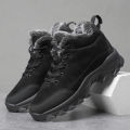 Men Snow Boots Outdoor Shoes For Male Thick Sole Sneakers for Men Winter Shoes Botines Tenis Keep Warm Fluff Mens Ankle Boots.