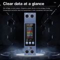 KWS-303 WF Tuya WiFi Power Meter Smart Switch 8 in1 Energy Meter 85-290V AC Meter Timer Relay Voltage. 