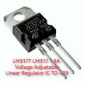3 PCS LM317T LM317 1.5A Voltage Adjustable Linear Regulator IC TO-220:. 