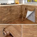 1 Roll 40X300CM Wide Vinyl Flooring Roll Self-Adhesive, Wood Grain Floor sticker Peel and Stick Floor Stickers Durable. 