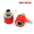 New 4mm Red Black Male Female Banana Plug Audio Speaker Jack Amplifier Adapter Screw Terminal Binding Post Socket Connector. 
