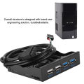 USB 2.0 Floppy Drive Front Panel 3.5-inch 19PIn T9 Pin High Speed USB3.0+USB2.0 4-Port Floppy Drive Front Panel.