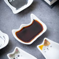1PC Japanese Grocery Animal Incense Tray Thread Rack Incense Tray Cat Ceramic Oil Dish Plate Decoration Creative Home.