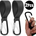 5/2PCs baby stroller hook clip aluminum alloy carabiner cart organizer diaper bag shopping pram hook hanger stroller accessories. 
