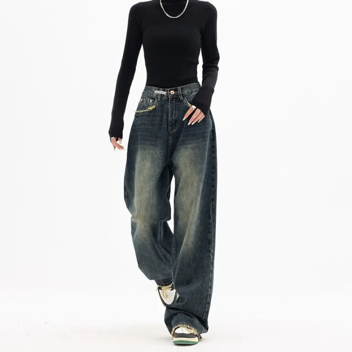 Spring%20Autumn%20Wide%20Leg%20Jeans%20Women%20High%20Waist%20Denim%20Trousers%20Women's%20Jeans%20Harajuku%20Vintage%20BF%20Style%20Loose%20Femme%20Streeetwear%20-%20Image%206