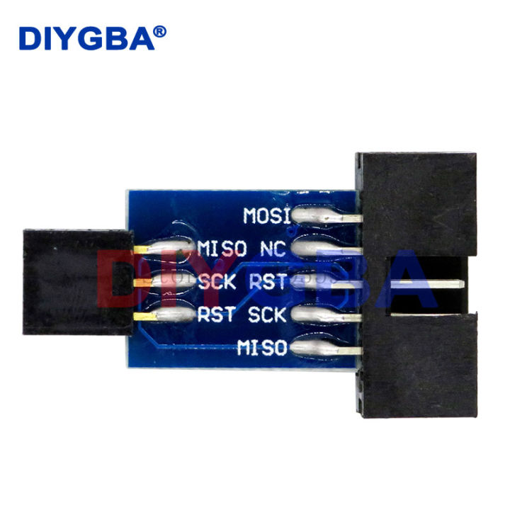10Pin%20To%206%20Pin%20Adapter%20Board%20+%20USBASP%20USBISP%20AVR%20Programmer%20USB%20ISP%20USB%20ASP%20ATMEGA8%20ATMEGA128%20Support%20Win7%2064%20-%20Image%205