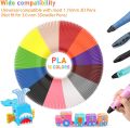 12 Colors 3D Pen PLA Filament Refills 1.75mm 3D Pen Filament Each Color 3M 3D Printing Material PLA Total 36M. 