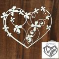 New love Wreath metal cutting die mould scrapbook decoration embossed photo album decoration card making DIY handicrafts. 