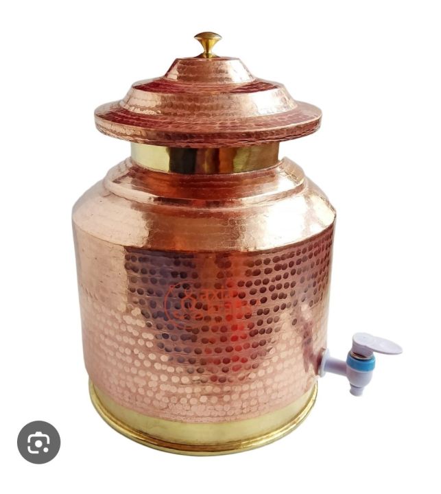 Pure Copper Water Jar Dispenser 8L