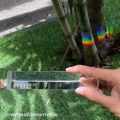 Optical K9 triangle prism rainbow triangular glass prism for photography and learning. 