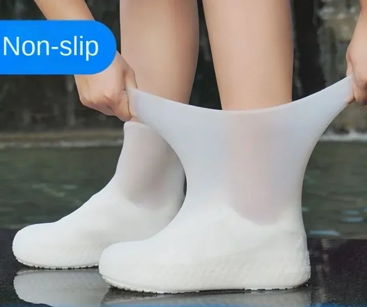 1%20Pair%20Silicone%20WaterProof%20Shoe%20Covers%20Lip-resistant%20Rubber%20Rain%20Boot%20Rain%20Gear%20Overshoes%20Accessories%20for%20Outdoor%20Rainy%20Day%20-%20Image%205