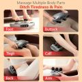 6 Head Massage Gun for Deep Tissue - 9Levels & 9Modes Electric Massagers.This Powerful Massage Tools Provide Effective Pain Relief to the Back,Legs,Waist.It's an Ideal Gift for Family and Friends.. 