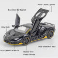 Scale 1:32 Countach LP500S LP770 Model Car Toy Alloy Diecast Doors Opened Pull Back Vehicles Models Table Top Decoration. 
