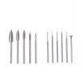 NEW 5/6PCS HSS Wood Carving Bit Set For Rotary Tools Precision Engraving Wood Carving, Root Carving, And Nuclear Carving. 