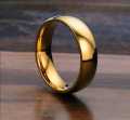 CLASSIC SIMPLE WEDDING BAND RING GOLDEN CHALA FOR BOYS AND GIRLS. 