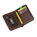 PU Leather Men's Short Wallet Soft Large Capacity Multi-position Male Leather Purse Thin Coin Pocket Men Coin Pocket Outdoor. 