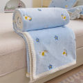 Soft Coral Fleece Air Conditioning Blanket Nap Blanket Office Home Blanket Cushion Towel Multifunctional Blanket Shower Bath.