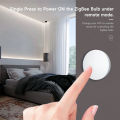 Tuya ZigBee Smart Wireless Button Scene Switch Smart Life App Remote Control For  Alexa Wait Voice Assistant Home Office. 