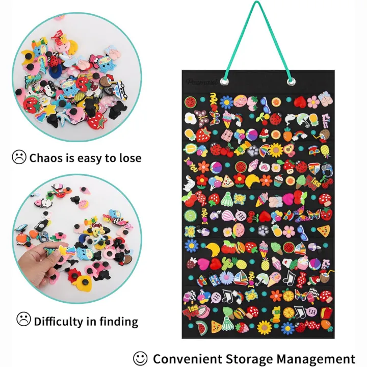 Shoe%20Charms%20Organizer%20With%20180%20Holes,%20Hanging%20Shoe%20Charm%20Holder,%20Shoe%20Decoration%20Clog%20Charms%20Display,%20Collection%20Holder%20-%20Image%203