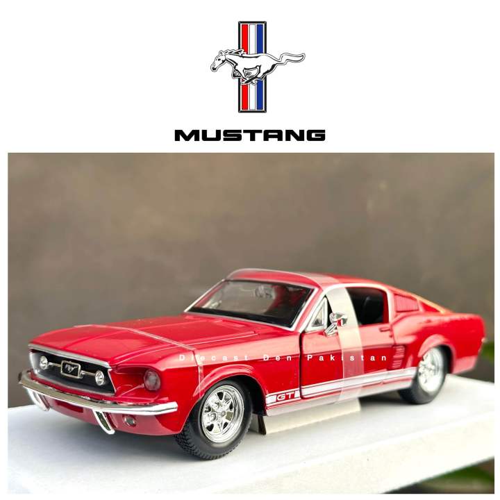 1967%20Ford%20Mustang%20GT%201/24%20Diecast%20Model%20Car%20-%20Maisto%20-%20Image%202