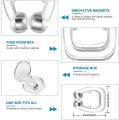 2PCS Anti Snoring Breathe Easy Sleep Nose Clip Snore Stopper Aid Nasal Congestion Aid No Strips Cones.