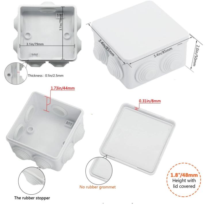 1/10pc%20RA%20White%20Waterproof%20IP65%20DIY%20Power%20Case%20Junction%20Box%20Indoor%20Wire%20Shell%20Electric%20Control%20Cable%20Branch%20for%20Home%20Automation%20-%20Image%202