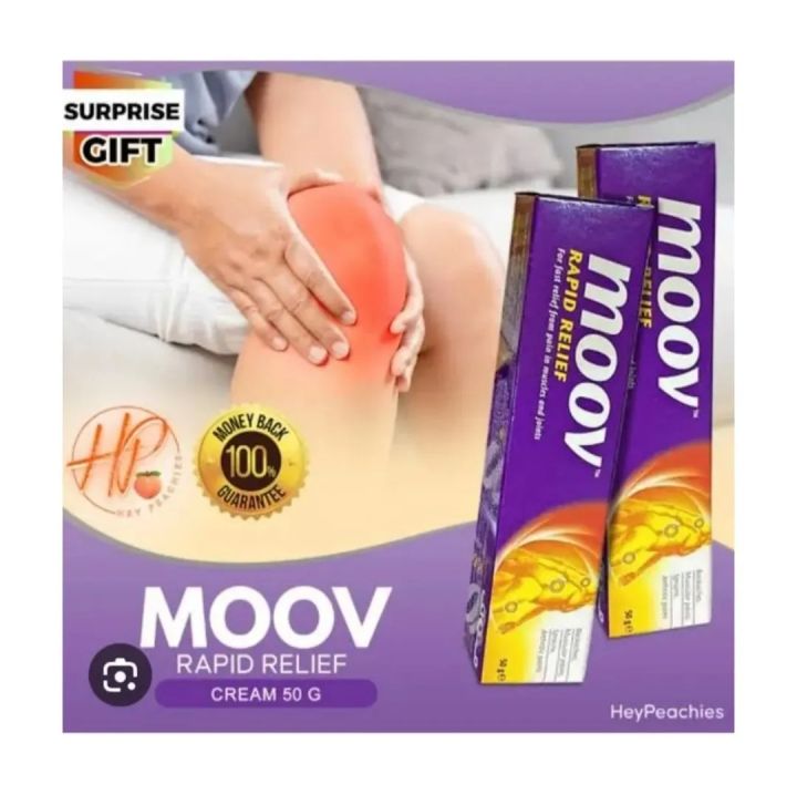 Moov Fast Pain Relief Cream 50g – Effective for Back, Knee, Muscle & Body Aches