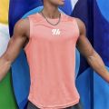 Summer Men's Gym Tank Top Fitness Training Clothing Quick-drying Loose Bodybuilding Sleeveless Shirt Men Fashion Basketball Vest. 