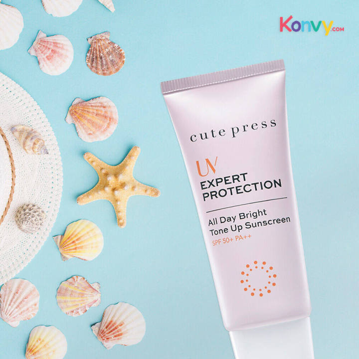 Cute%20Prees%20Uv%20Expert%20Protection%20All%20Day%20Bright%20Tone%20up%20Sunscreen%20Spf%2050+Pa++%20Size%2030g.%20New%20Lot.%20-%20Image%205