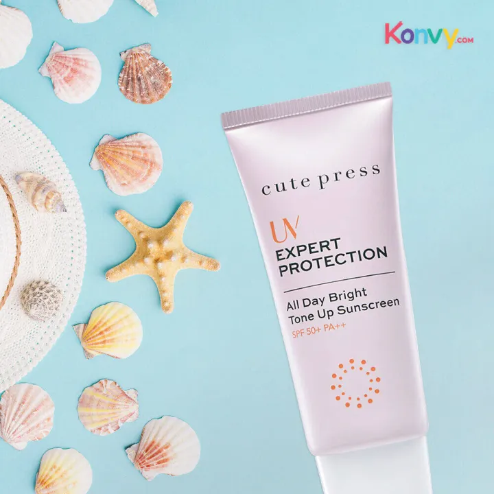 Cute%20Prees%20Uv%20Expert%20Protection%20All%20Day%20Bright%20Tone%20up%20Sunscreen%20Spf%2050+Pa++%20Size%2030g.%20New%20Lot.%20-%20Image%205