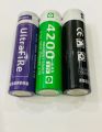 18650 3.7 volt 4200 mAh Rechargeable Battery Lithium ion Battery Cell 4200 mAh Use For all electric Devices. 