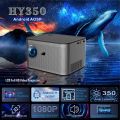 HY350 ANDROID 11.0V (CPU ALLWINNER H713) SMART PROJECTOR 2GB+32GB DUAL SPEAKER 1080P WITH DUAL BAND WIFI6 AND BLUETOOTH 5.0 BRIGHTNESS (LUMENS) 580 ANSI SUPPORT 4K. 