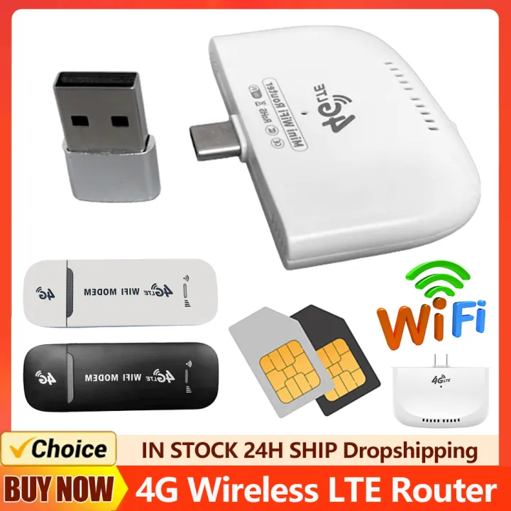 Portable 4G Router with USB Adapter High Speed Mini Router 4G LTE ...