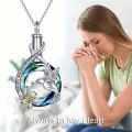 1PCS Hummingbird Urn Necklace for Urn Ashes for Women Cute Animal Cremation Jewelry Remembrance  for Christmas. 