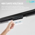 LED Magnetic Track Light Embedded 48V COB Linear Spotlight Rail Ceil Lamp Living Room Without Main Light Lighting Grille Lamps. 