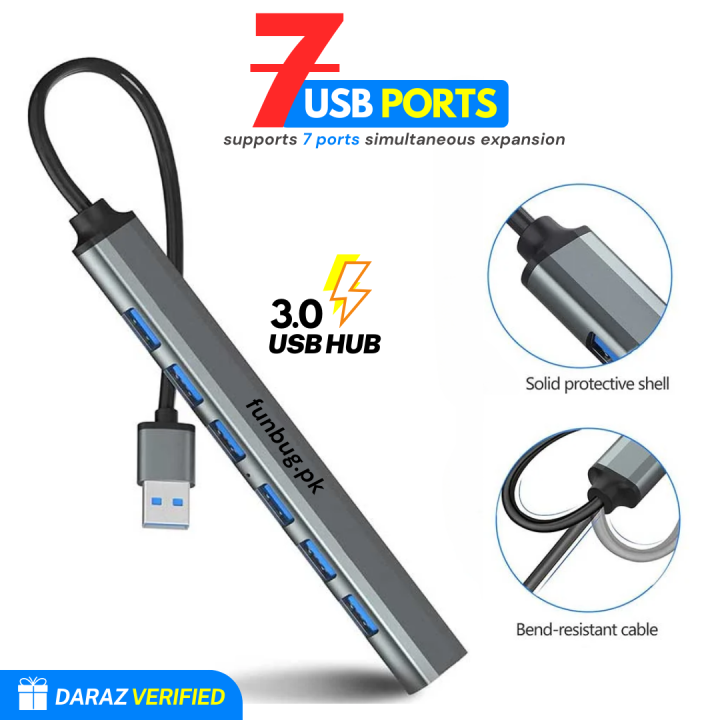 FunBug%20USB%203.0%20Hub%204%20Ports%20&%207%20Port%20Extension%20for%20Mobile%20Gaming%20PC%20Laptop%20~%20Super-fast%204%20port%20USB%20Hub%203.0%20Multi%20Splitter%20Adapter%20Extension%20for%20Windows%20/%20MacBook%20/%20Android%20/%20PS4%20/%20Phone%20/%20Tablet%20/%20Computer%20/%20Keyboard%20&%20Mouse%20-%20Image%203