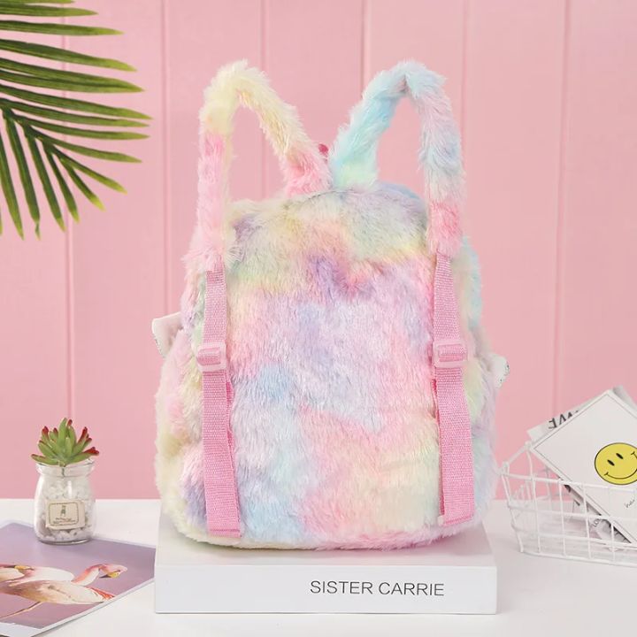 Unicorns%20Cartoon%20School%20Book%20Bag%20Backpacks%20Cute%20Fashion%203D%20Fur%20Backpacks%20For%20Girls%20Travel%20Backpack%20Children%20Schoolbag%20Kids%20Gift%20-%20Image%205