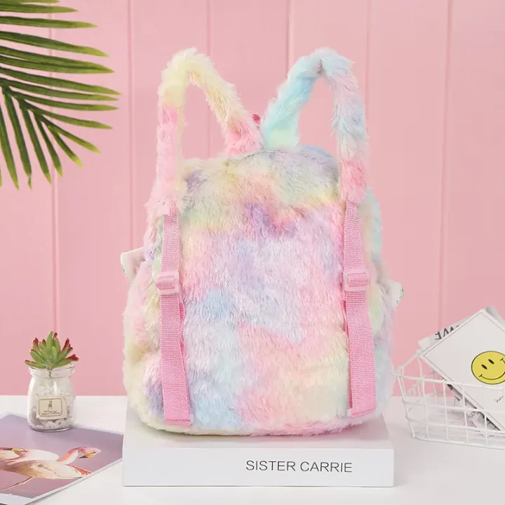 Unicorns%20Cartoon%20School%20Book%20Bag%20Backpacks%20Cute%20Fashion%203D%20Fur%20Backpacks%20For%20Girls%20Travel%20Backpack%20Children%20Schoolbag%20Kids%20Gift%20-%20Image%205