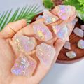 1PC High Quality Aura Rose Quartz Raw Stone Natural Crystal Raw Stone,Gemstone Jewelry,Glitter, Healing Crystal, Birthday Gift. 