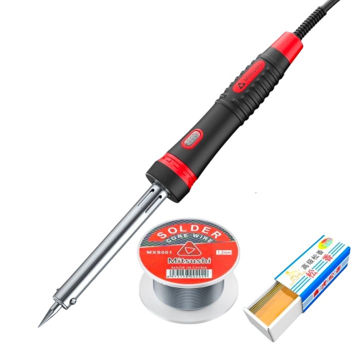 Soldering Iron With  Soldering Wire & Paste (broza) High Quality 60W