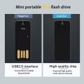 Pen Drive 128gb Black Ultra Thin Version High Capacity USB Flash Drive 64g Lightweight and Waterproof with Strong Stability.