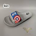 Vidview Children's Sandals, Slip-On Type, Adda 5Td22-B6, Captain America Pattern, Children's Shoes, Size 28-35. 