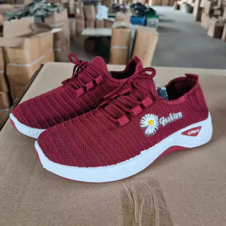 Trendy Mesh Non-Leather Casual Shoes for Outdoor Spring and Summer Low-Top Running Students with Soft Bottom