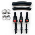 Fuel Pressure Test Kit - Fuel Pressure Gauge - 0-100PSI Fuel Injection Pump Pressure Tester Gauge Kit for Car, Motorcycle, Truck. 