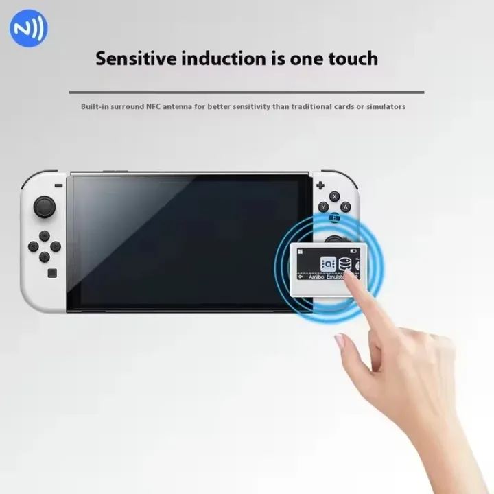 Amiibo%20Pixl%20Emulator%20Simulator%20for%20Nintendo%20Switch%20Intelligent%20iNFC%20OLED%20HD%20Simple%20Pixel%20Style%20System%20IC/NTAG%20Gaming%20Accessory%20-%20Image%202