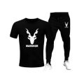 MARKHOR Tracksuit for Men printed half Sleeve T-Shirt & Trouser for Summer Collection Elegant Trendy Wear. 
