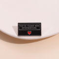 You're Filled With Determination Enamel Pin Sans Undertale Game Brooch Lapel Backpack Badge Funny Jewelry For Friends.