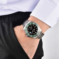 40mm men's diving watch China NH35 movement luxury business watch sapphire glass ceramic bezel NH35 diving watch. 