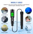 Dissolved Oxygen Meter in Water, Dissolved Oxygen Analyzer 0.0-40.0mg/L, with Automatic Temperature Compensation Function, for Measuring Dissolved Oxygen, Temperature. 